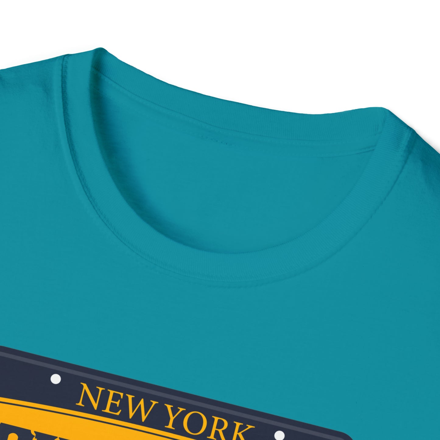 Chefao New York License Plate I, Unisex Softstyle T-Shirt