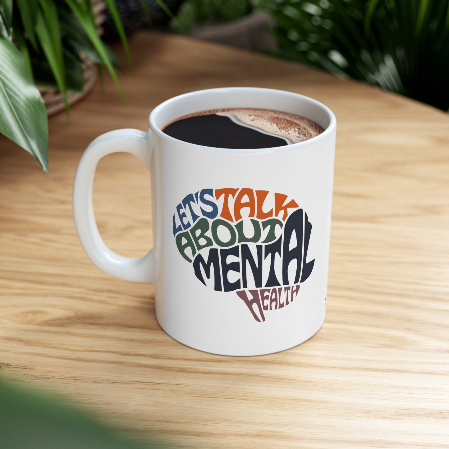 Mental Health II, White Coffee Mug, 11oz