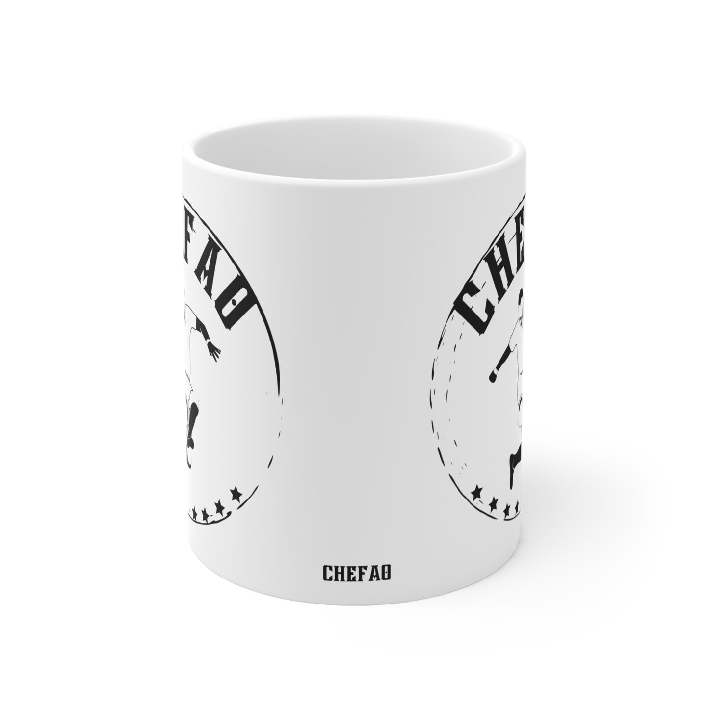 Chefao Soccer IIl, White Coffee Mug 11oz