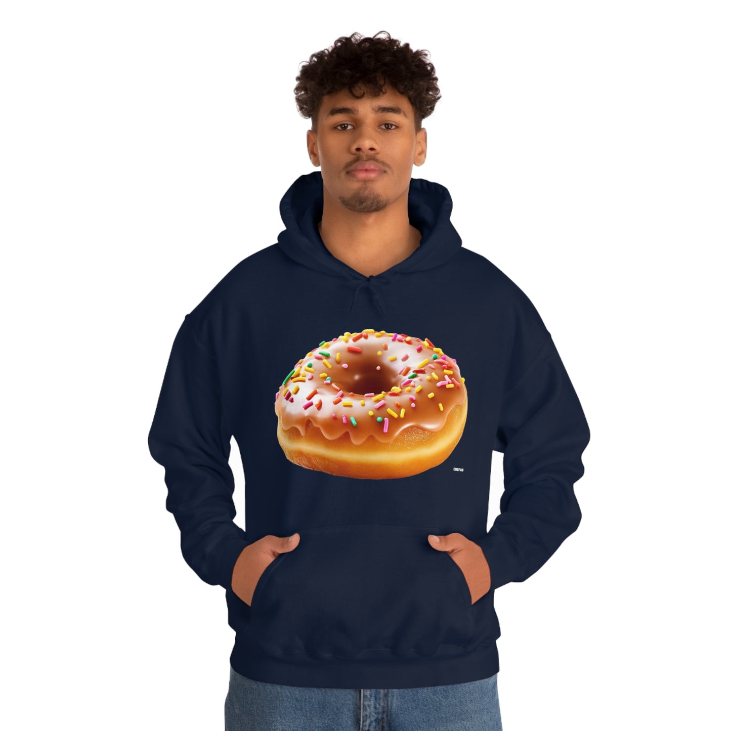 Sprinkled Donut, Unisex Heavy Blend Hooded Sweatshirt