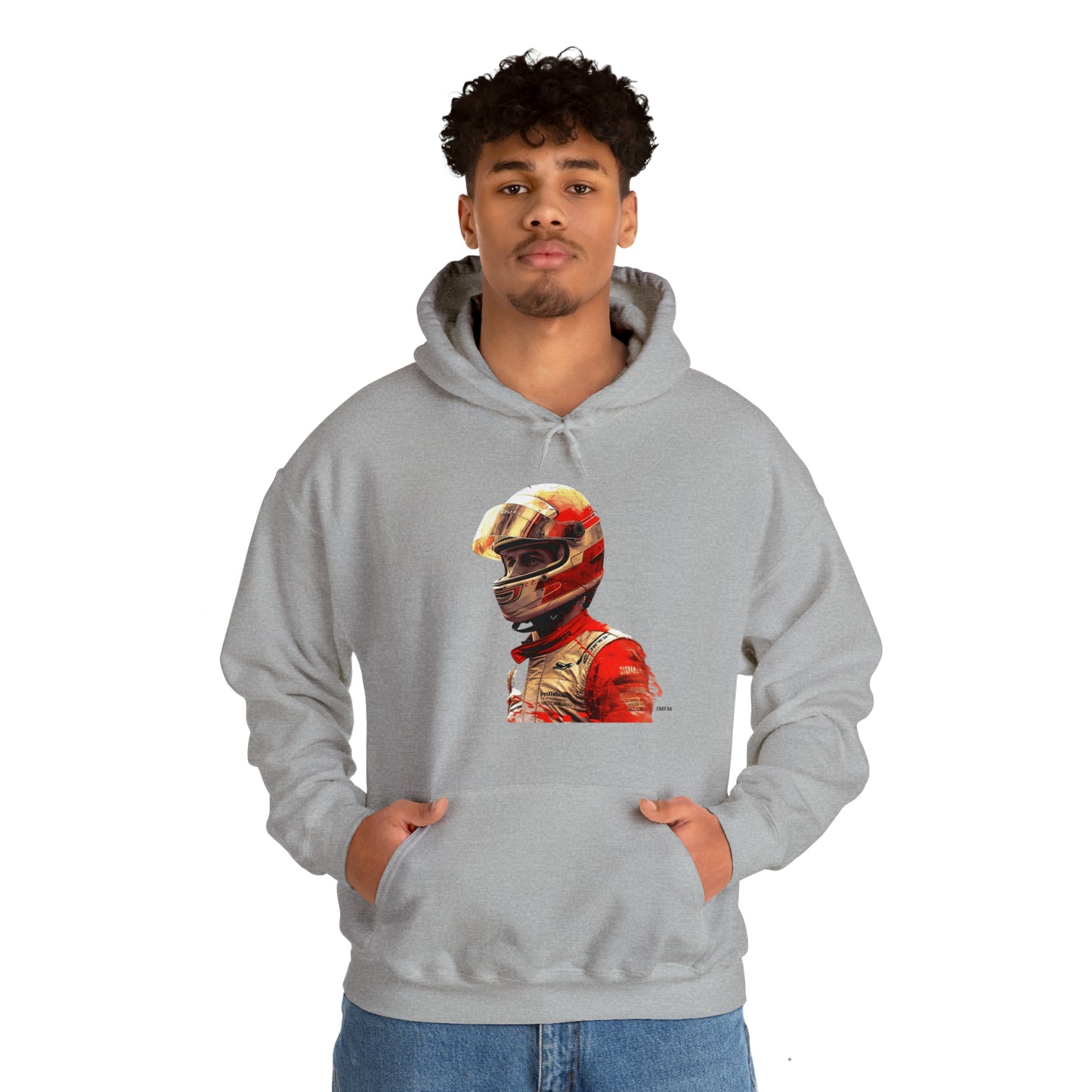 Racecar Driver, Unisex Heavy Blend Hooded Sweatshirt