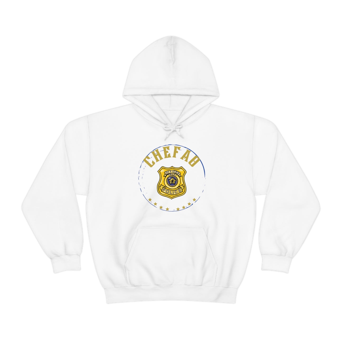 Chefao Police I, Unisex Heavy Blend Hooded Sweatshirt