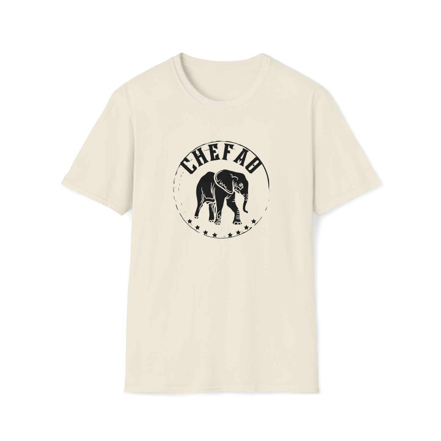 Chefao Elephant II, Unisex Softstyle T-Shirt