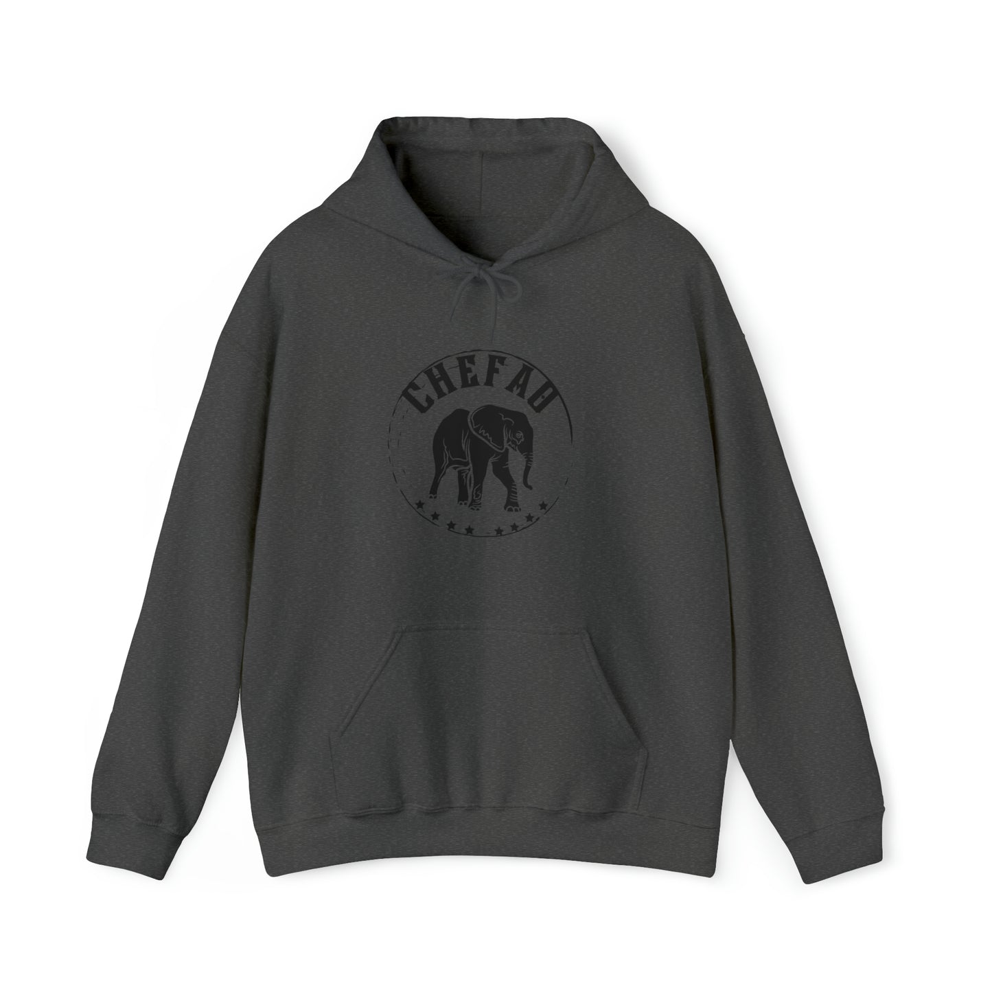 Chefao Elephant II, Unisex Heavy Blend Hooded Sweatshirt