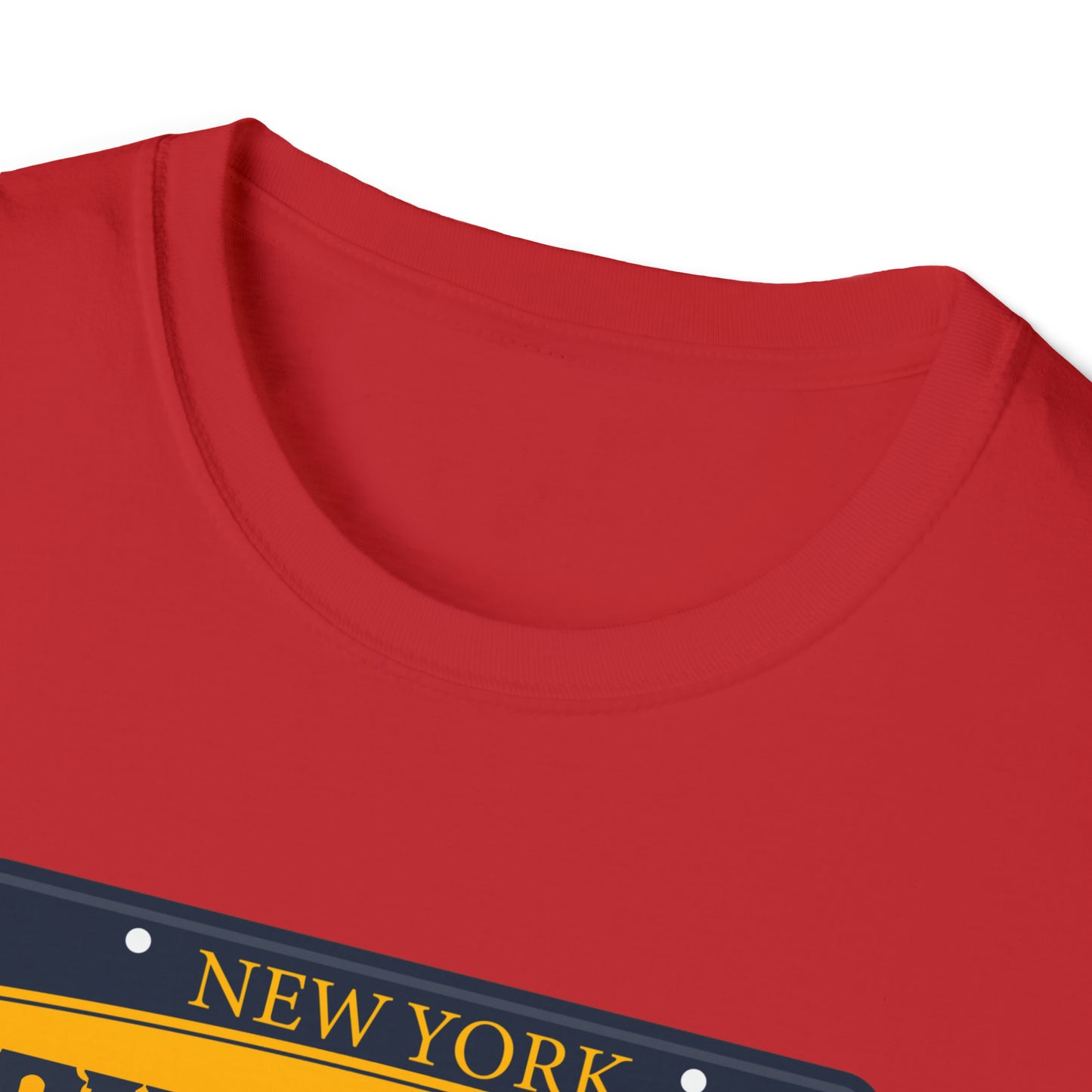 Chefao New York License Plate I, Unisex Softstyle T-Shirt