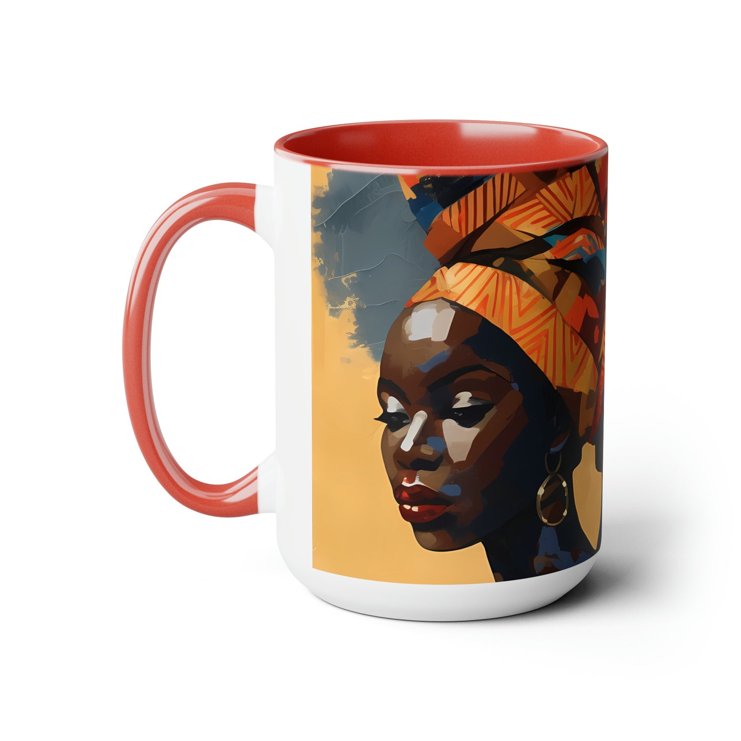 African Women Coffee Mug, 15oz