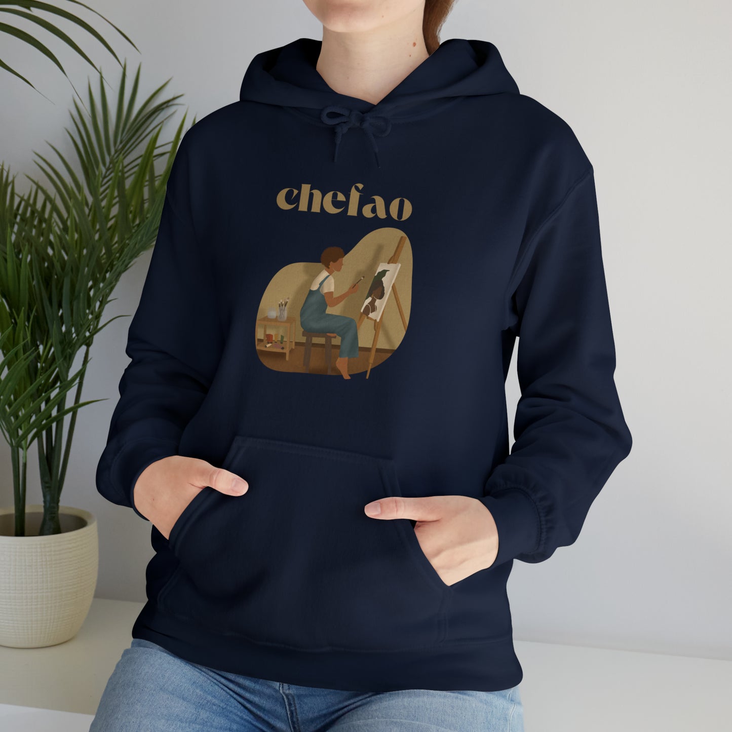 Chefao Artist I, Unisex Heavy Blend™ Hooded Sweatshirt