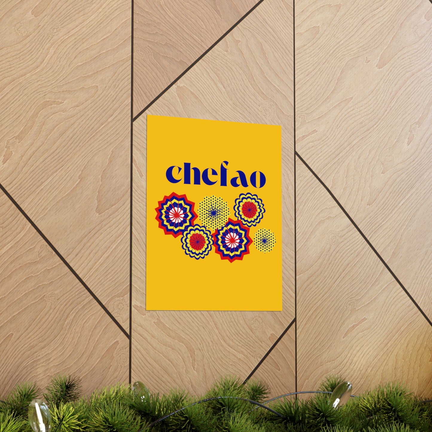 Chefao Paper Fans I, Premium Matte Vertical Posters