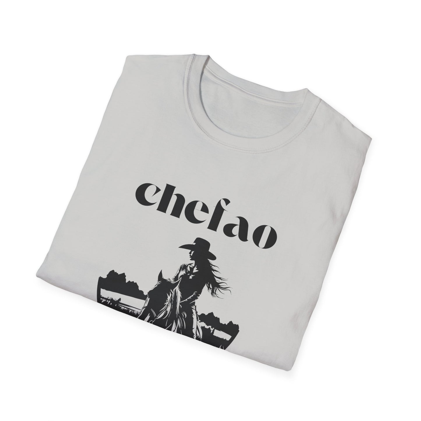 Chefao Cowgirl IV, Unisex Softstyle T-Shirt