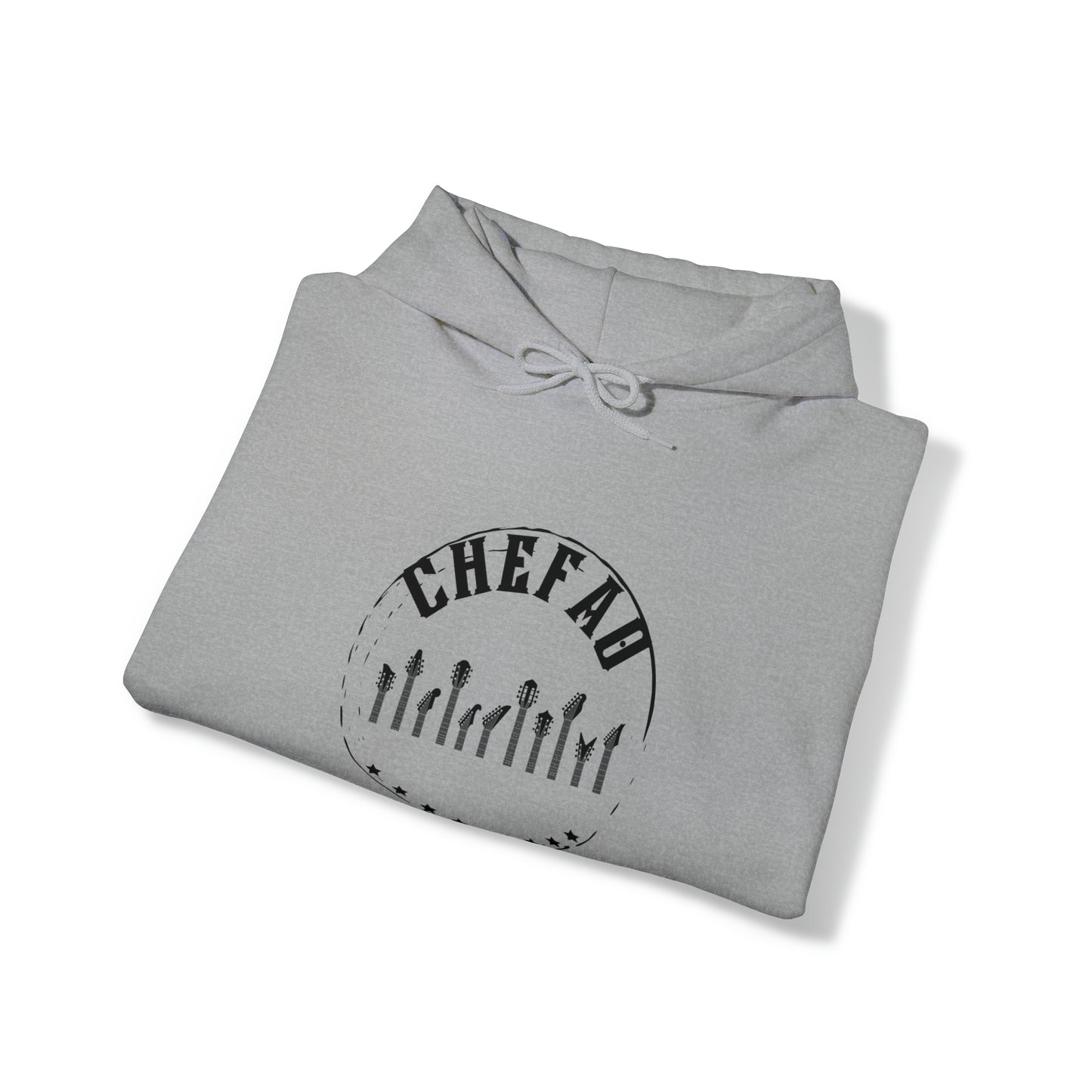 Chefao Guitar II, Unisex Heavy Blend Hooded Sweatshirt