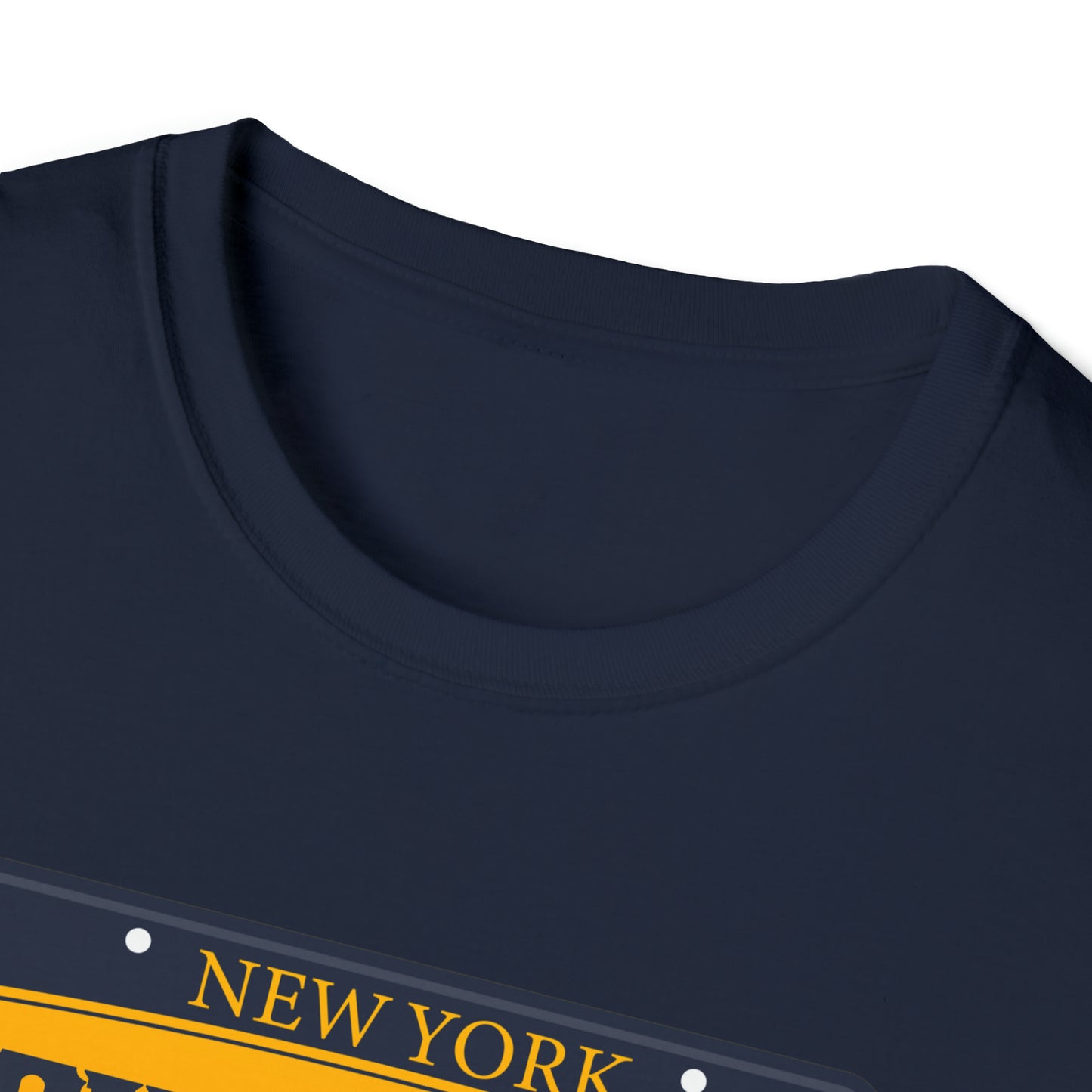 Chefao New York License Plate I, Unisex Softstyle T-Shirt