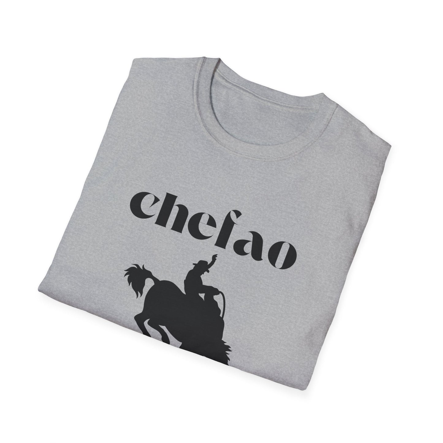 Chefao Cowboy X, Unisex Softstyle T-Shirt