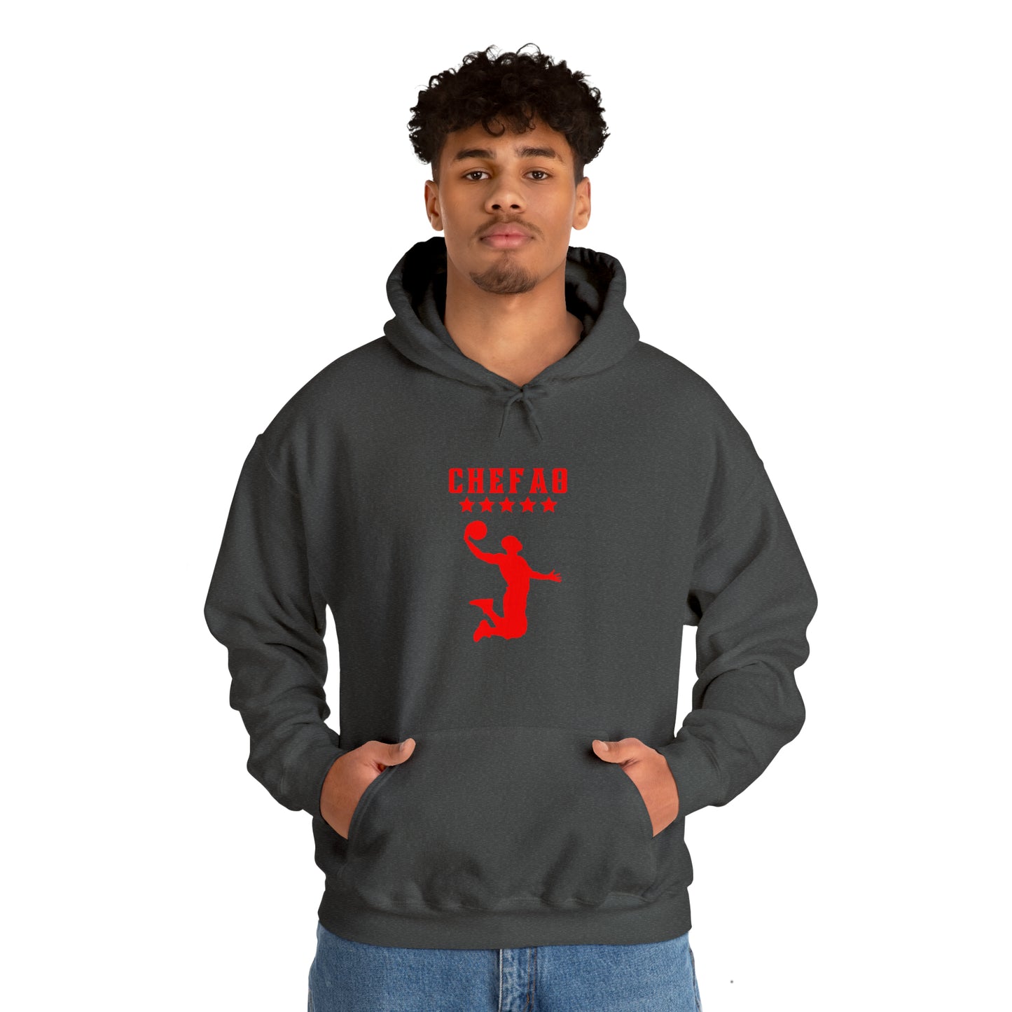 Chefao Basketball X, Unisex Heavy Blend Hooded Sweatshirt