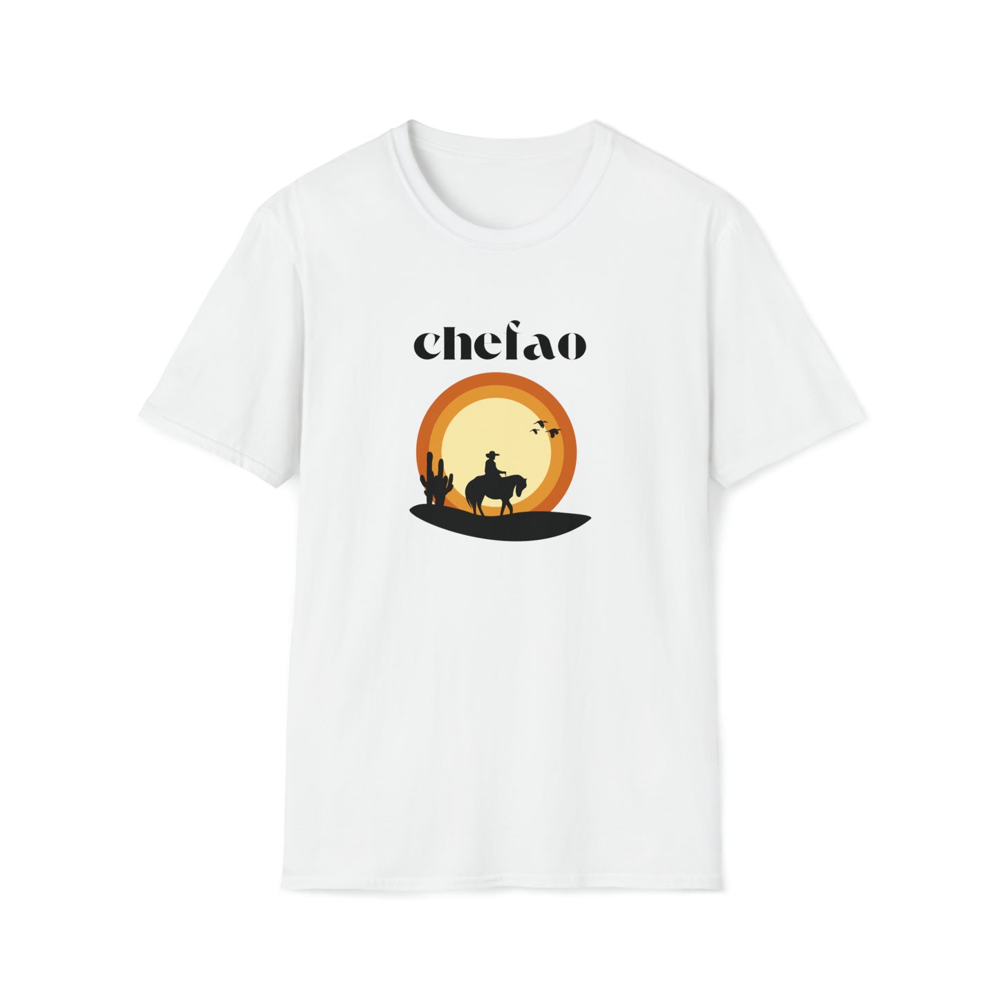 Chefao Cowboy VI, Unisex Softstyle T-Shirt