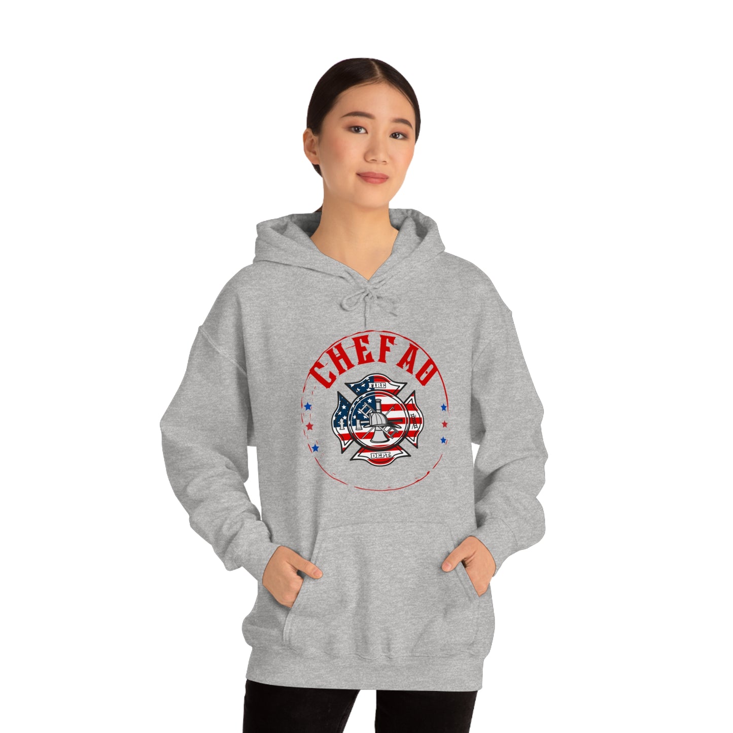 Chefao Fire II, Unisex Heavy Blend Hooded Sweatshirt