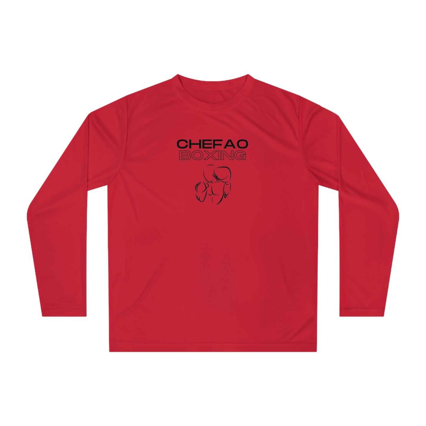 Chefao Boxing IV, Unisex Performance Long Sleeve Shirt