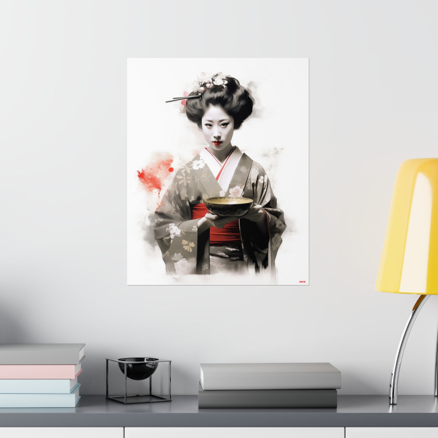 The Geisha, Premium Matte Vertical Posters