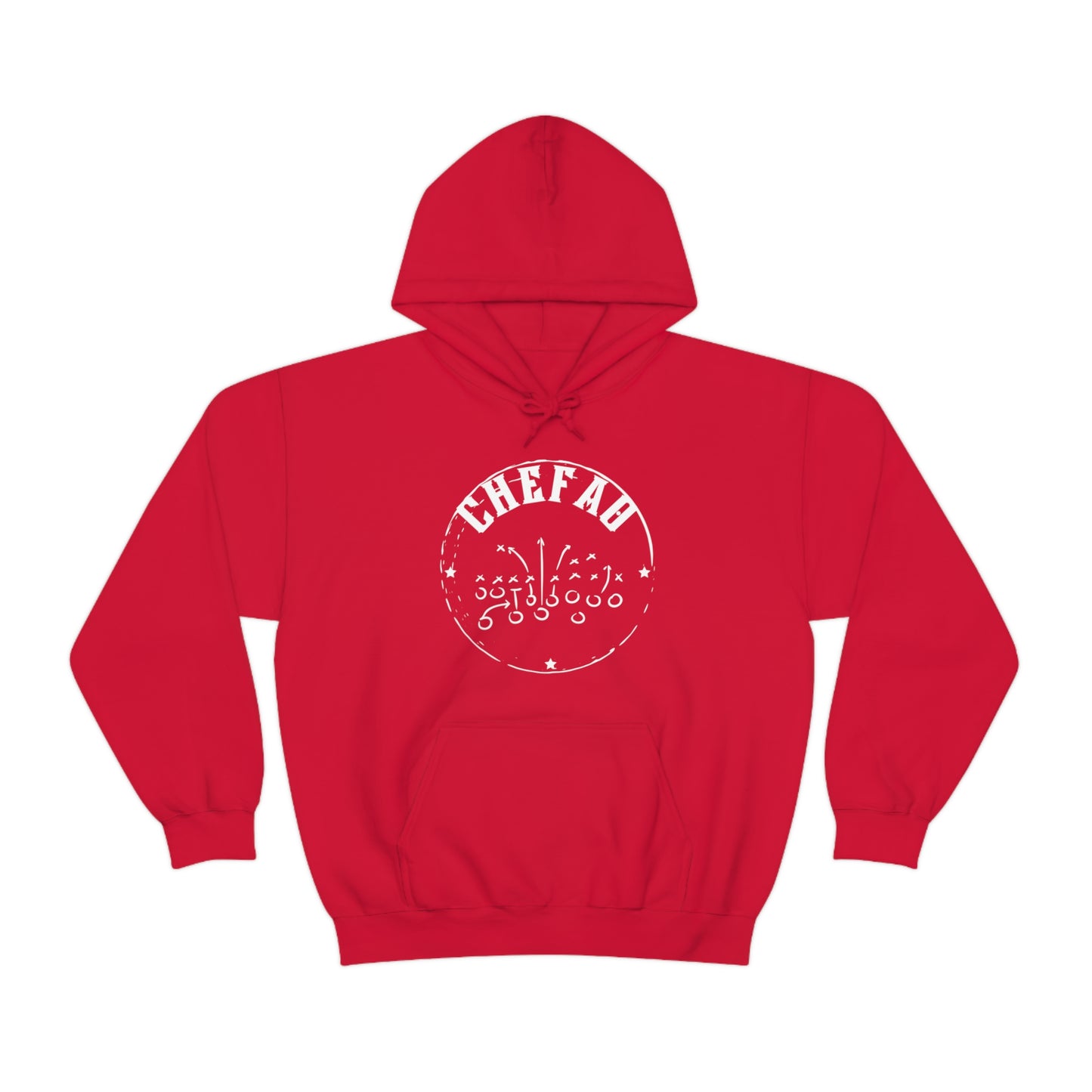 Chefao Football I, Unisex Heavy Blend Hooded Sweatshirt