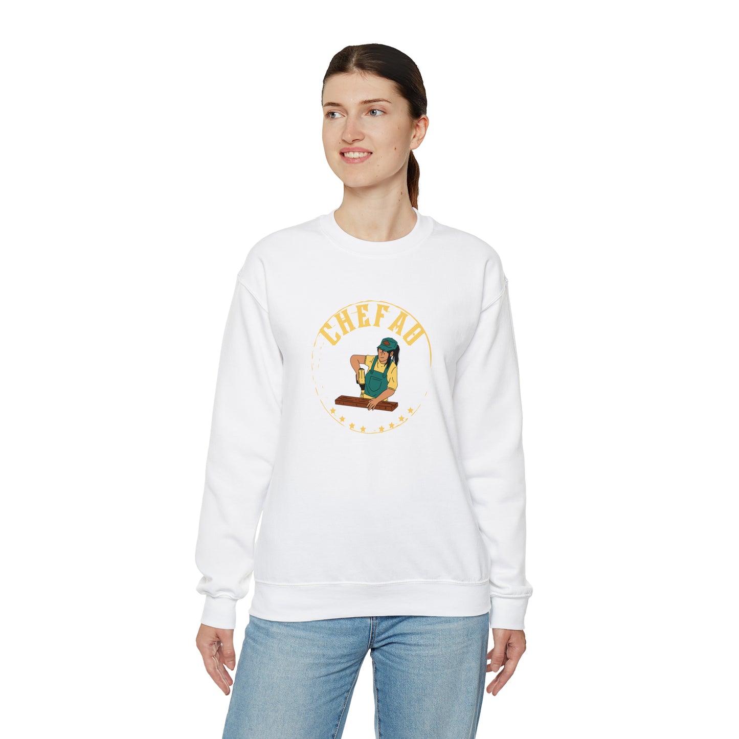 Chefao Carpenter I, Unisex Heavy Blend Crewneck Sweatshirt