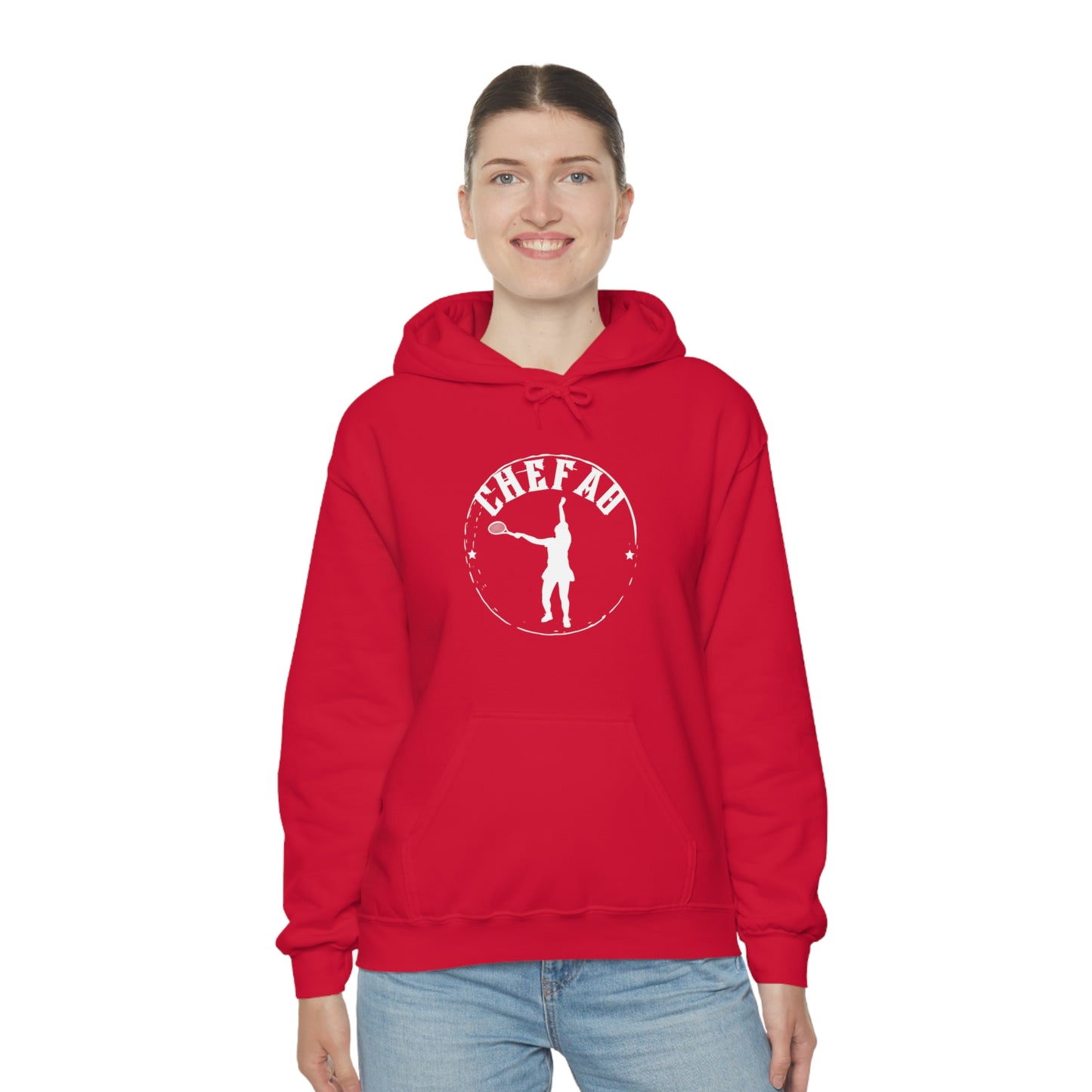 Chefao Tennis I, Unisex Heavy Blend Hooded Sweatshirt