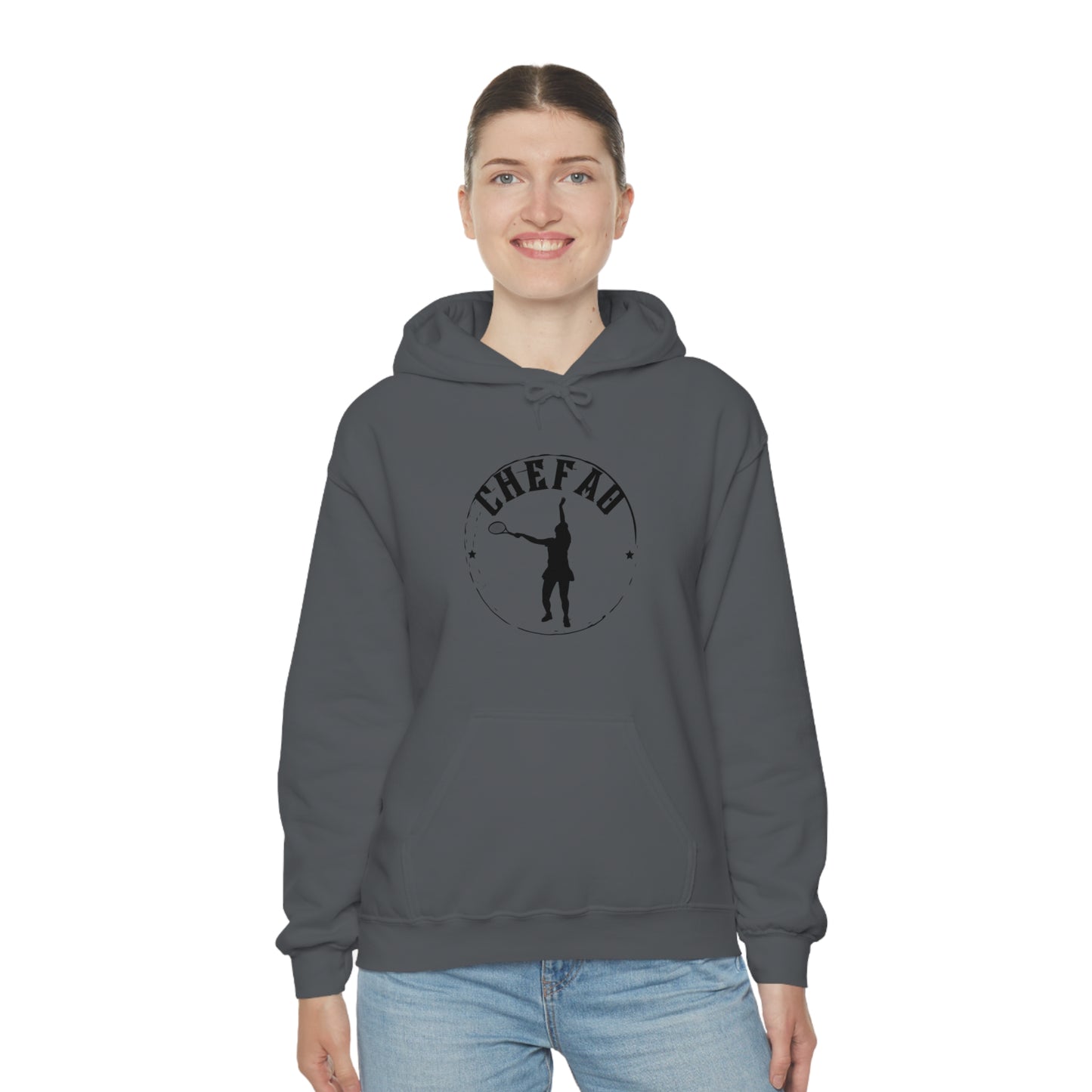 Chefao Tennis I, Unisex Heavy Blend Hooded Sweatshirt