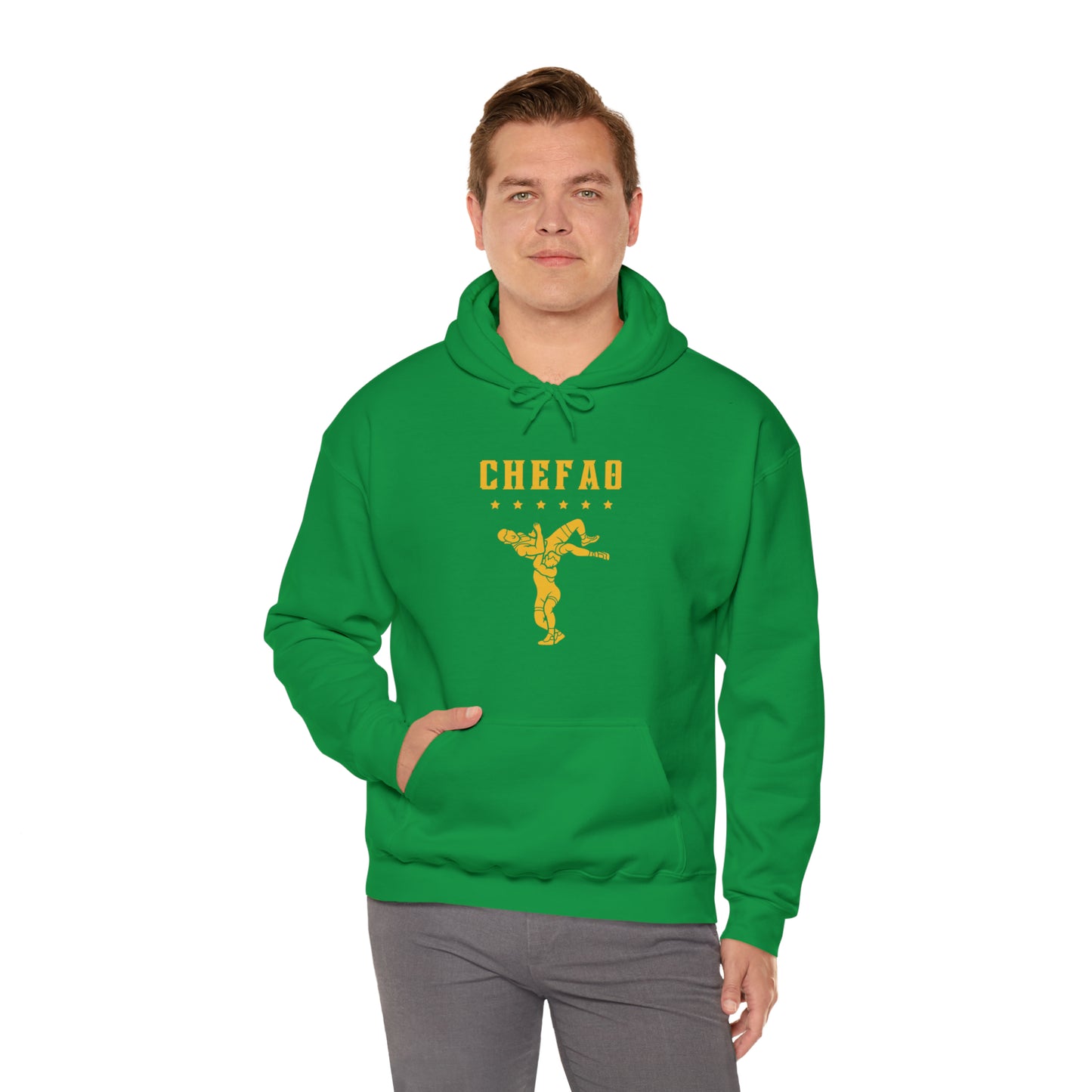 Chefao Wrestling The Nick Edition I, Unisex Heavy Blend Hooded Sweatshirt