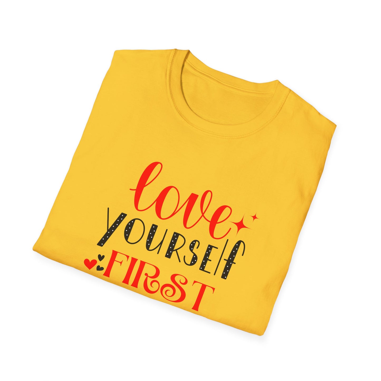 Love Yourself First I, Unisex Softstyle T-Shirt