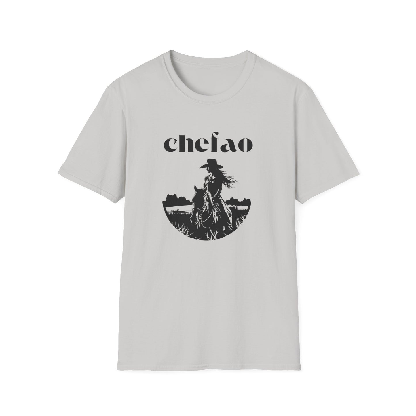 Chefao Cowgirl IV, Unisex Softstyle T-Shirt