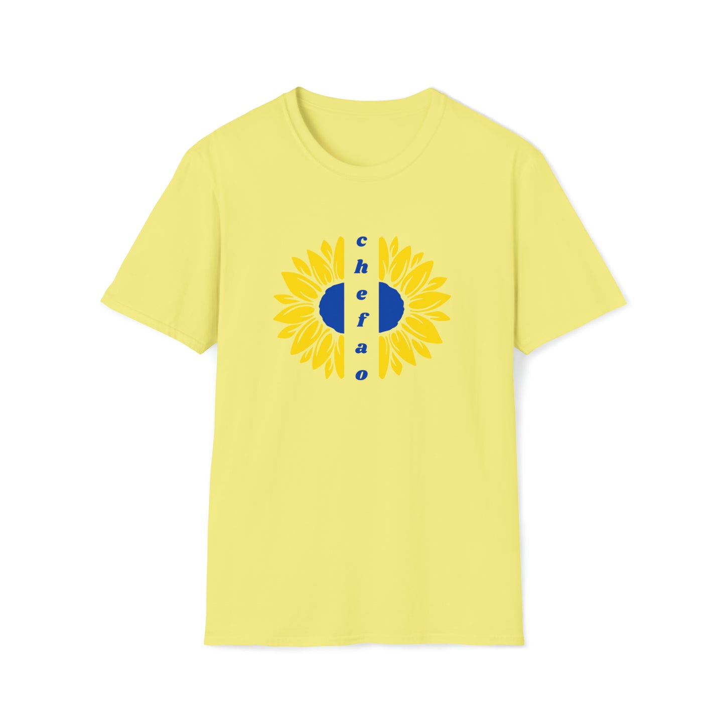 Chefao Sunflower II, Unisex Softstyle T-Shirt