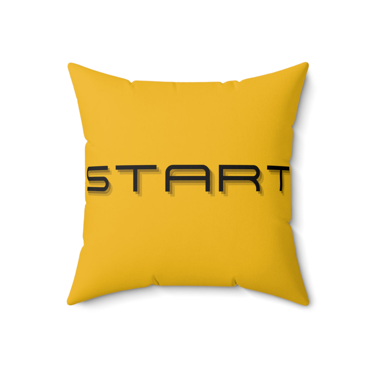 Start-Gameover, Spun Polyester Square Pillow
