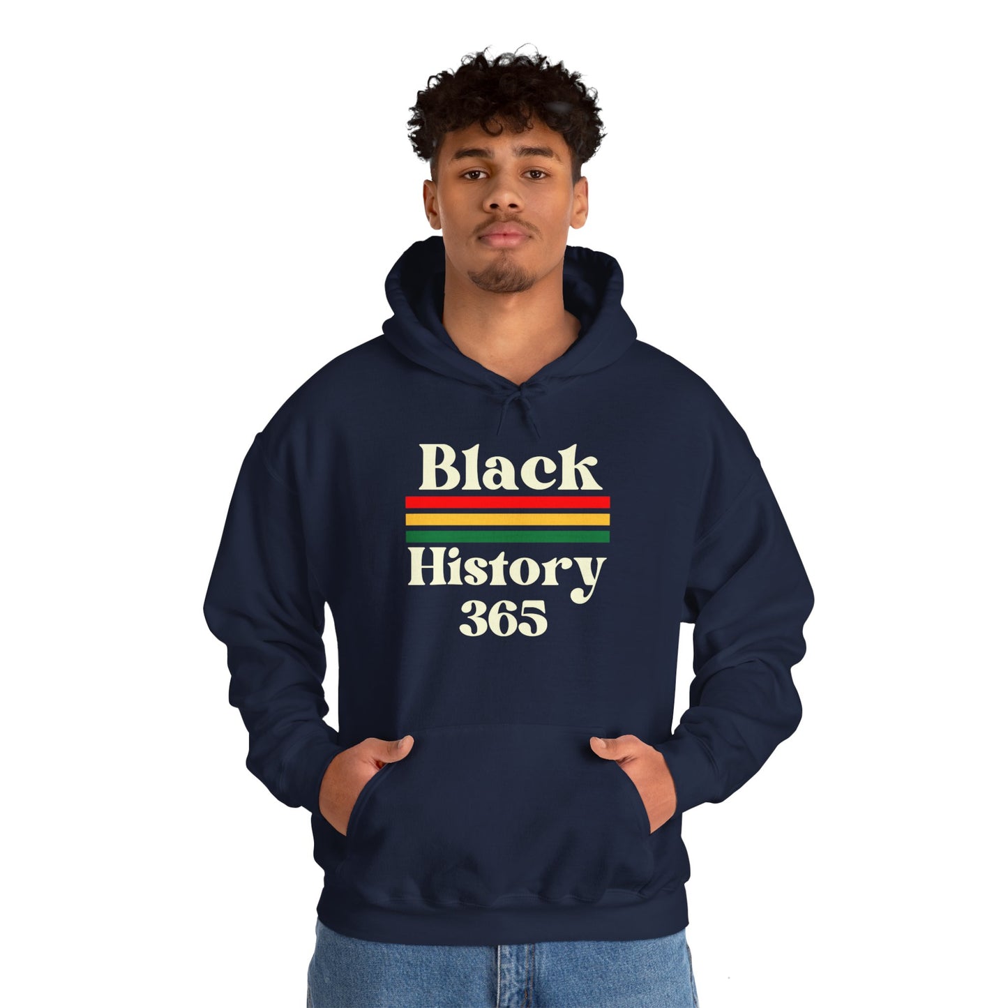 Chefao Black History 365, Unisex Heavy Blend Hooded Sweatshirt