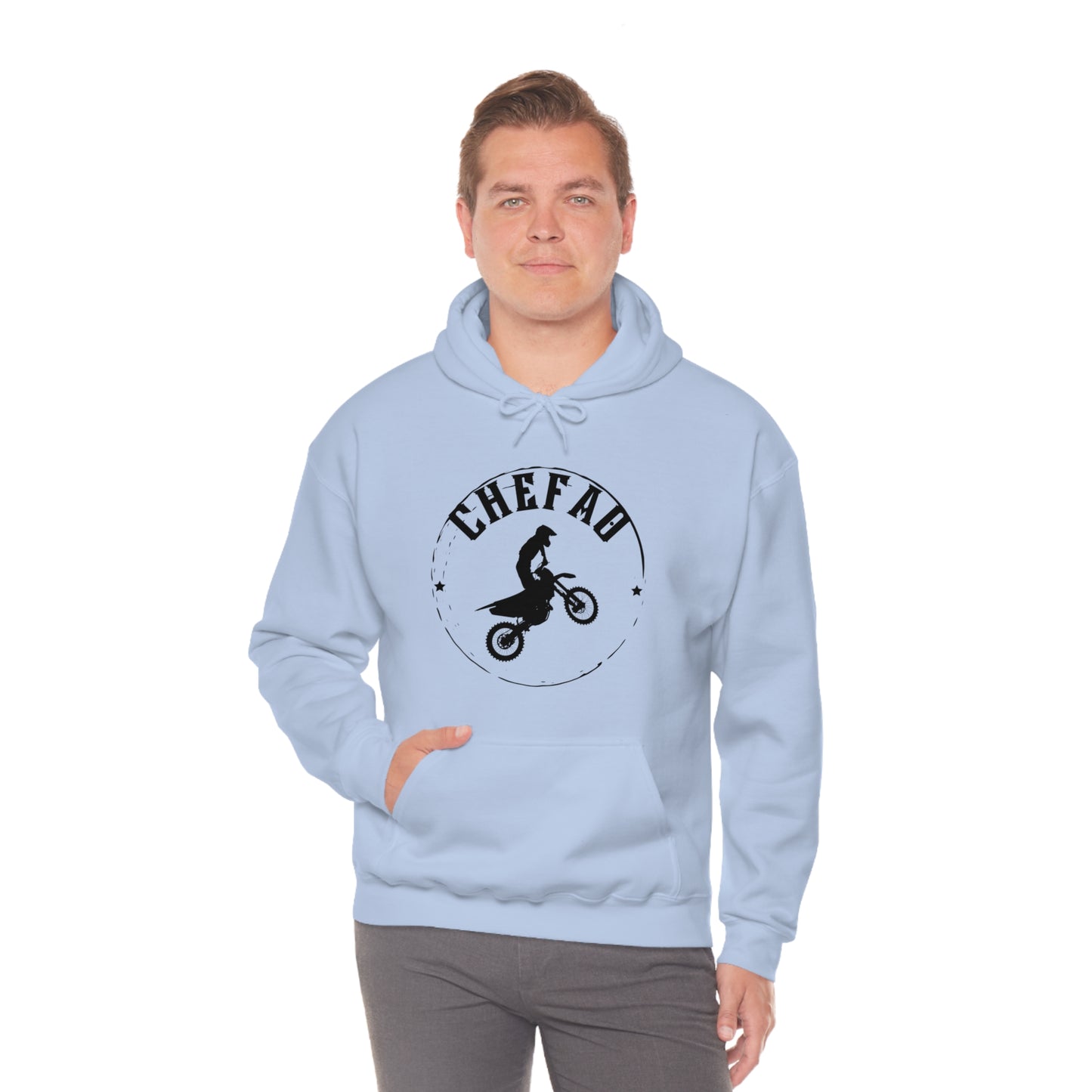 Chefao Motorcross I, Unisex Heavy Blend Hooded Sweatshirt