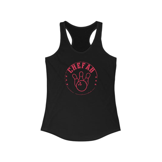 Chefao Bowling I, Women's Racerback Tank