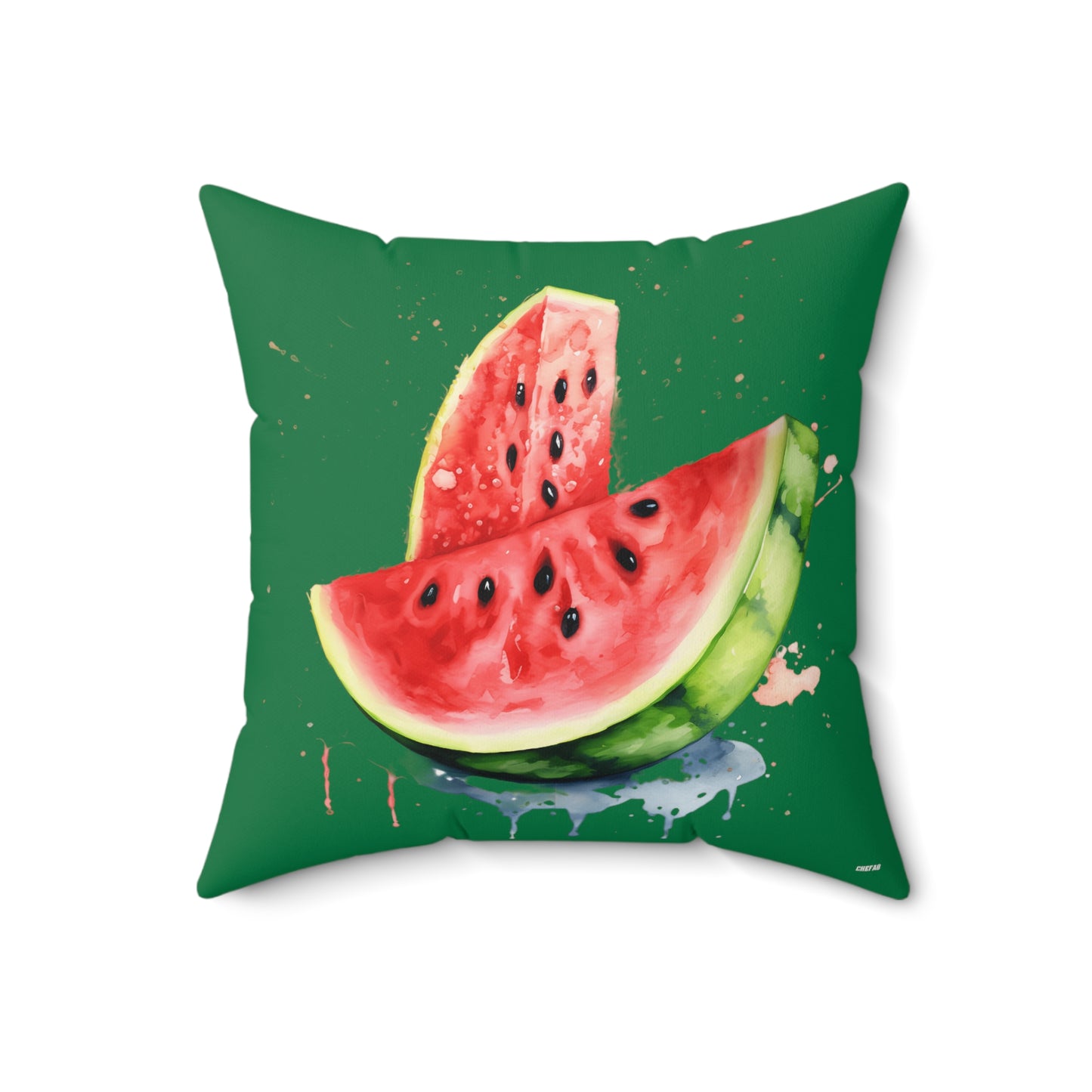 Watermelon, Spun Polyester Square Pillow