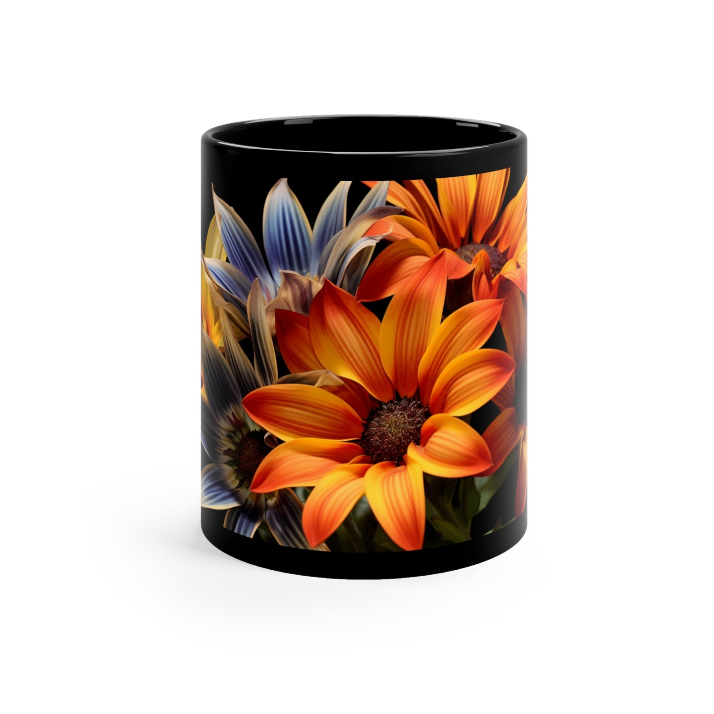 Gazania I, 11oz Black Coffee Mug