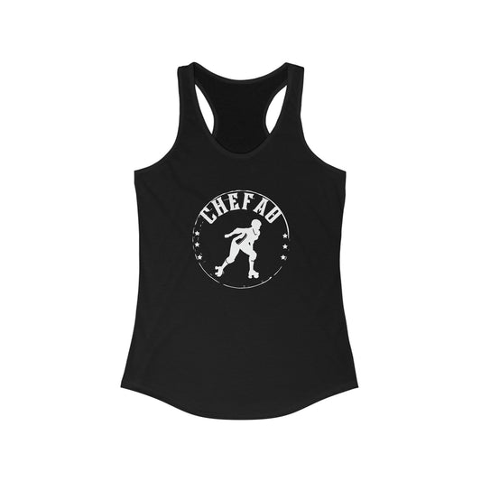 Chefao Roller Derby I, Women's Racerback Tank