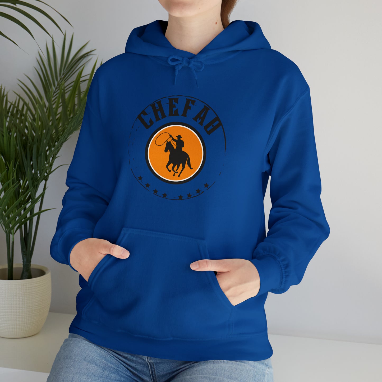 Chefao Cowboy II, Unisex Heavy Blend Hooded Sweatshirt