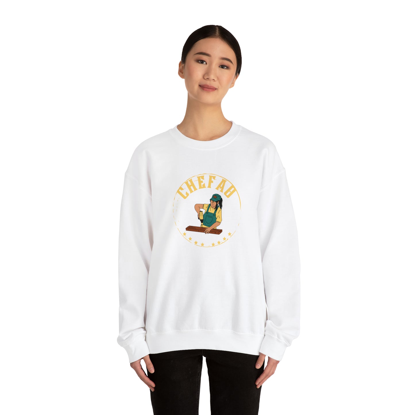 Chefao Carpenter I, Unisex Heavy Blend Crewneck Sweatshirt