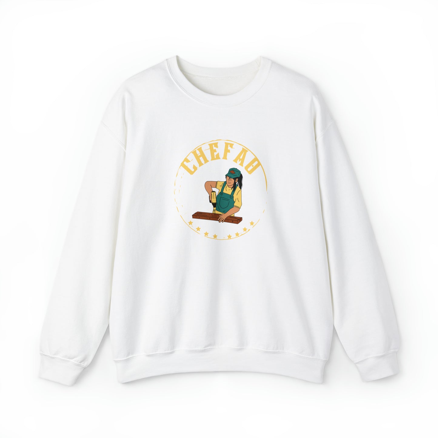 Chefao Carpenter I, Unisex Heavy Blend Crewneck Sweatshirt