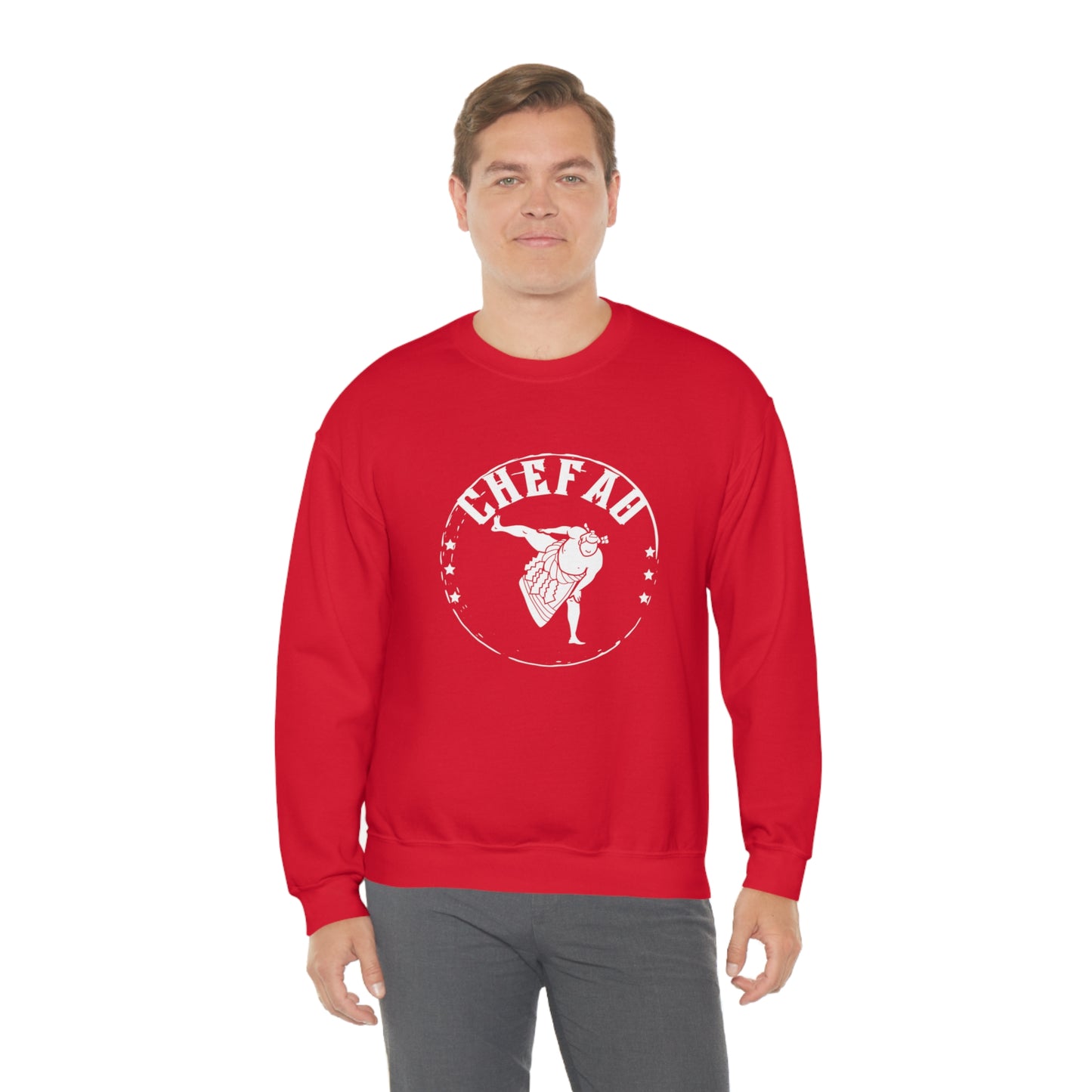 Chefao Sumo I, Unisex Heavy Blend Crewneck Sweatshirt