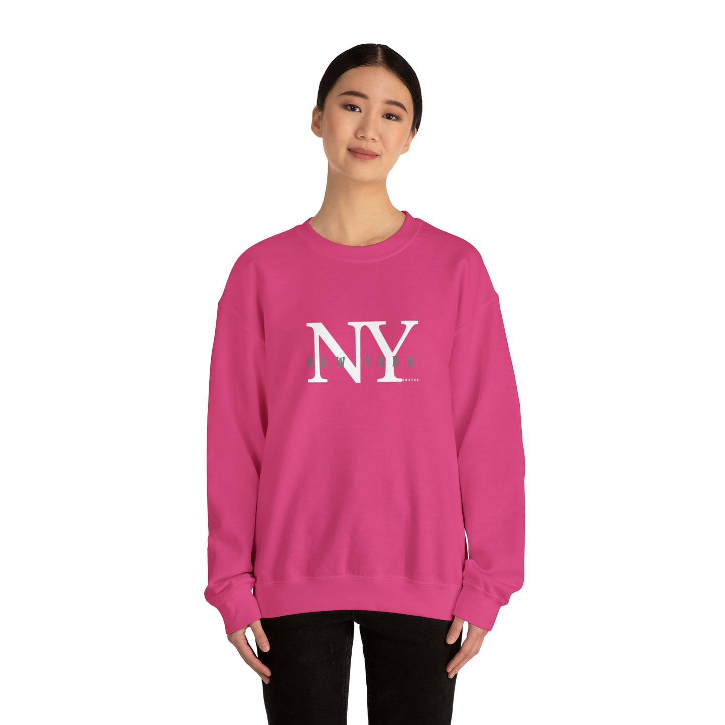 Chefao New York I, Unisex Heavy Blend Crewneck Sweatshirt