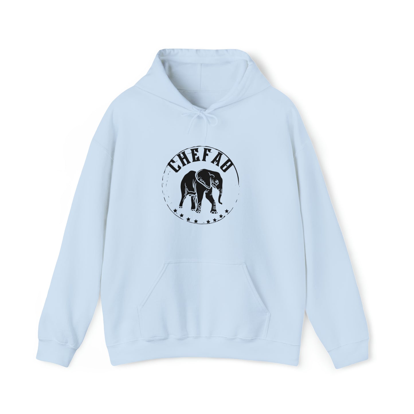 Chefao Elephant II, Unisex Heavy Blend Hooded Sweatshirt