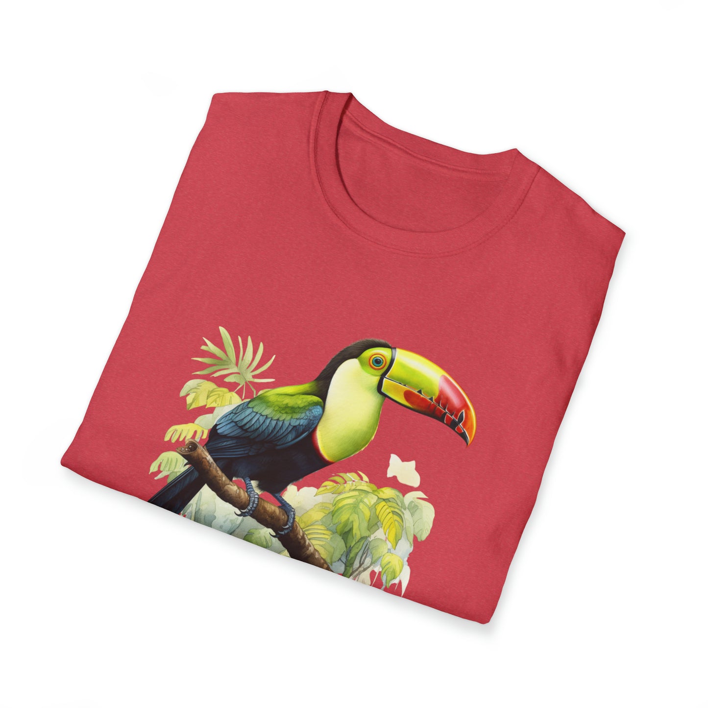 Keel Billed Toucan I,, Unisex Softstyle T-Shirt