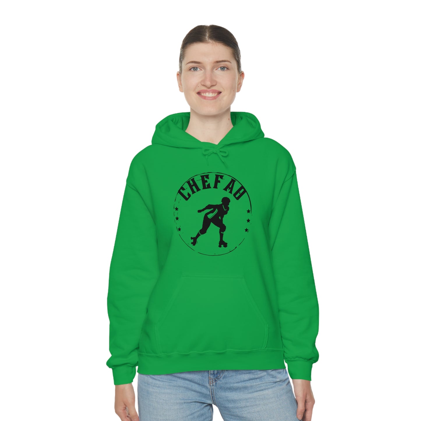 Chefao Roller Derby I, Unisex Heavy Blend Hooded Sweatshirt