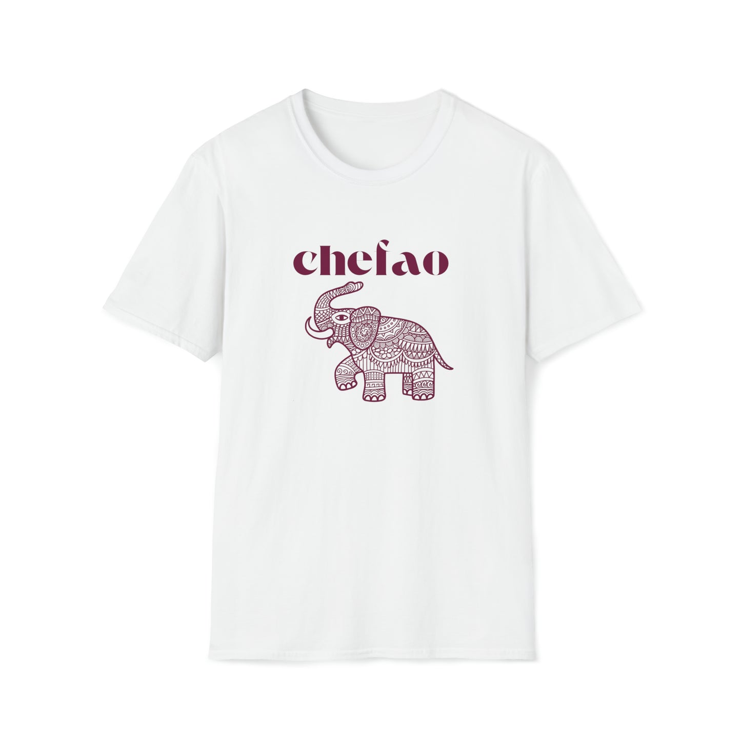 Chefao Elephant III, Unisex Softstyle T-Shirt