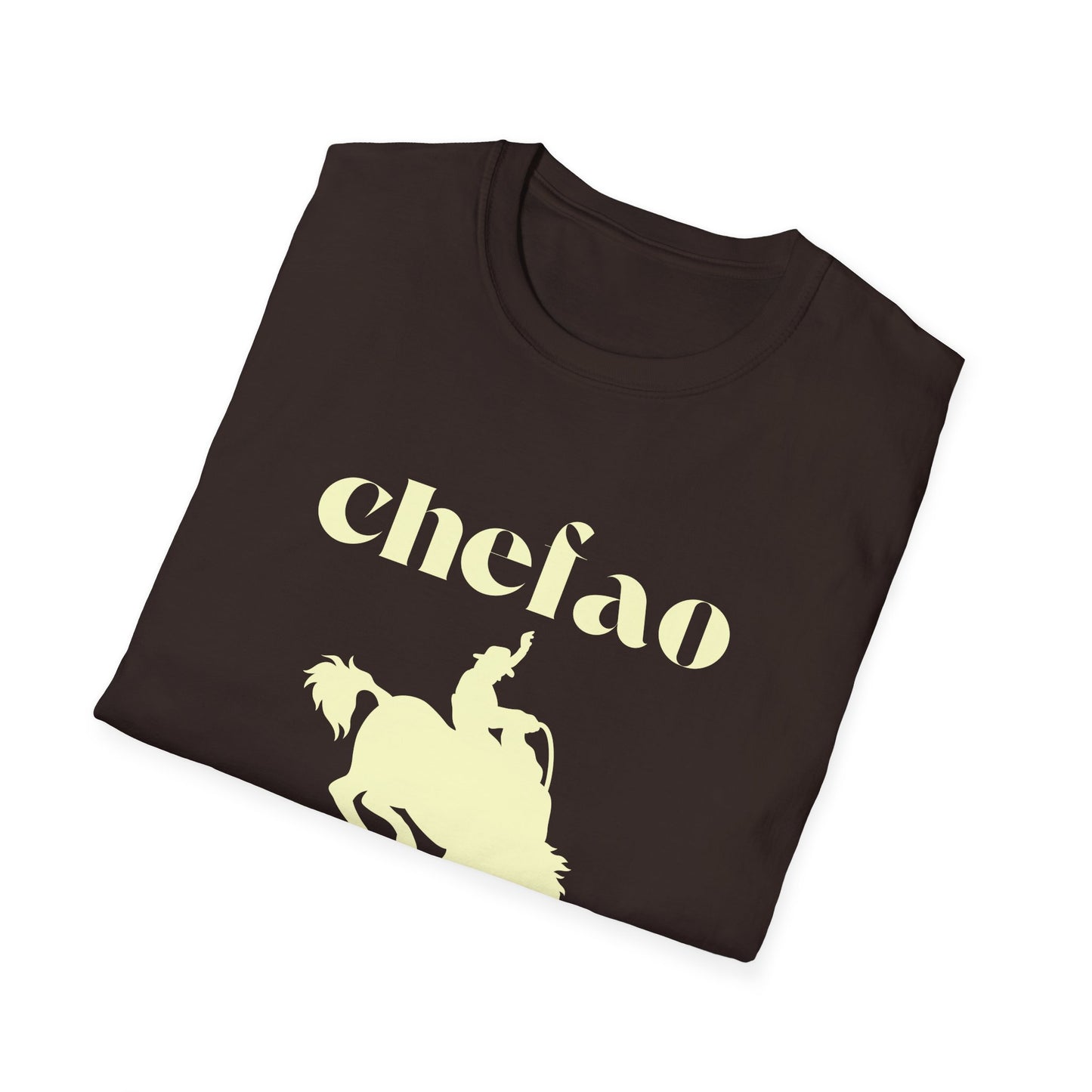 Chefao Cowboy X, Unisex Softstyle T-Shirt