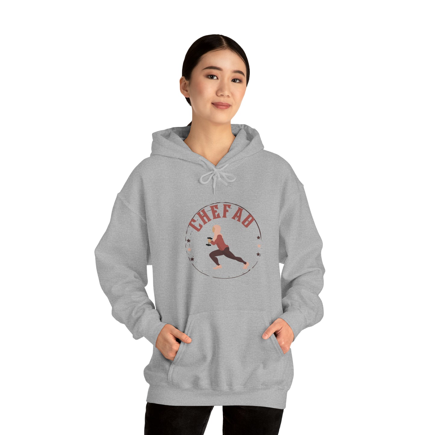 Chefao Fit I, Unisex Heavy Blend Hooded Sweatshirt