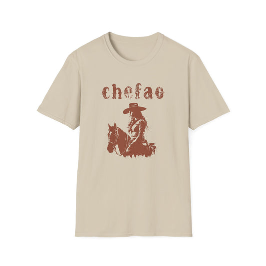 Chefao Cowgirl VIII, Unisex Softstyle T-Shirt