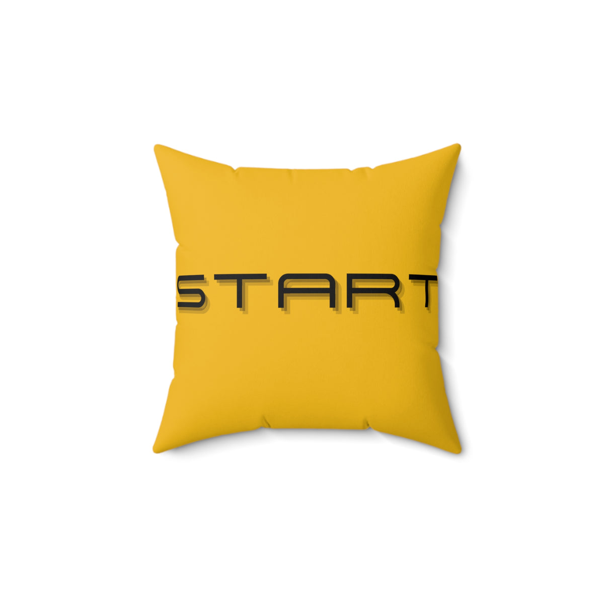 Start-Gameover, Spun Polyester Square Pillow