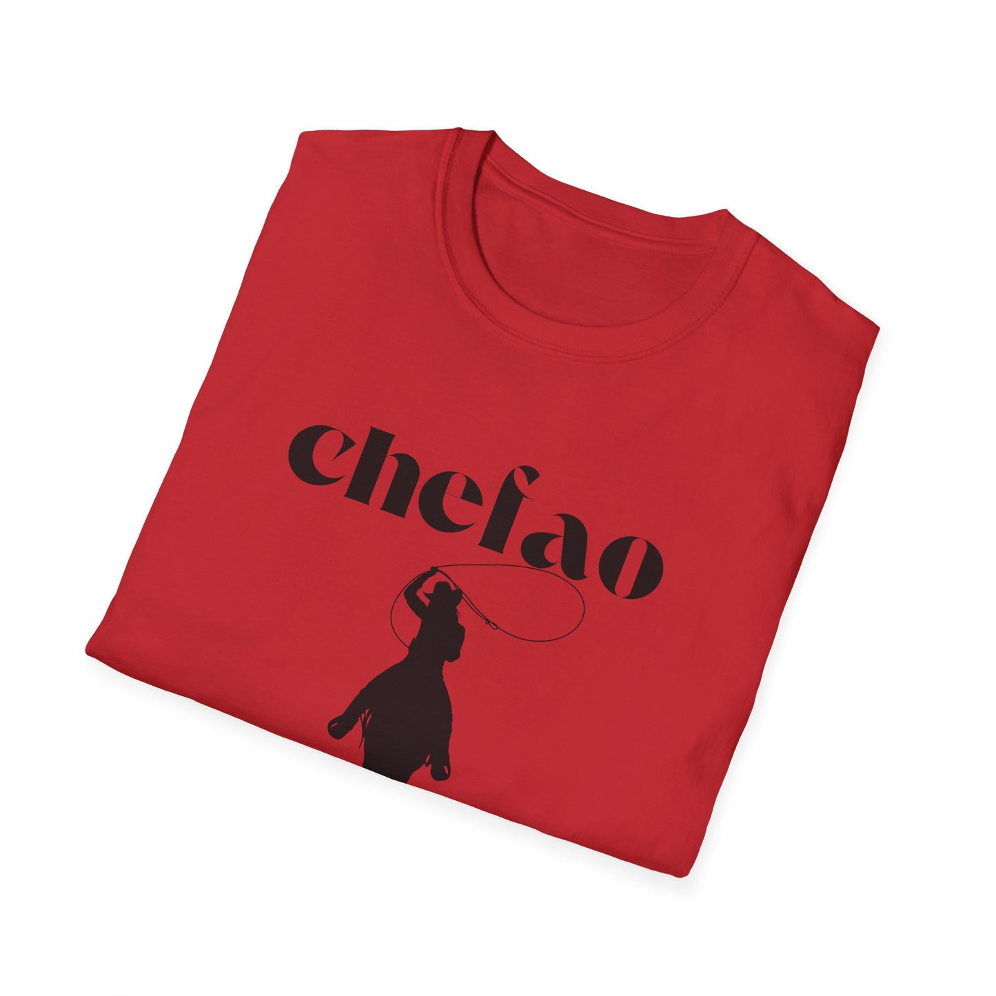 Chefao Cowgirl II, Unisex Softstyle T-Shirt